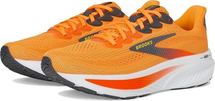 Brooks Ghost 17 Men's Running Shoes Blazingorange/Yellow/Ebony : 11 D - Medium, Synthetic