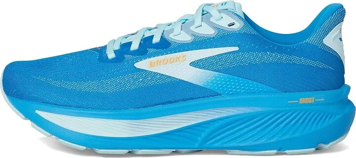Brooks Ghost 17 Men's Running Shoes Cloissone/Blue/Orange : 8.5 D - Medium, Synthetic - Image 6
