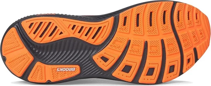 Brooks Ghost 17 Men's Running Shoes Oyster Mushroom/Orange/Ebony : 9 B - Narrow, Synthetic - Image 3