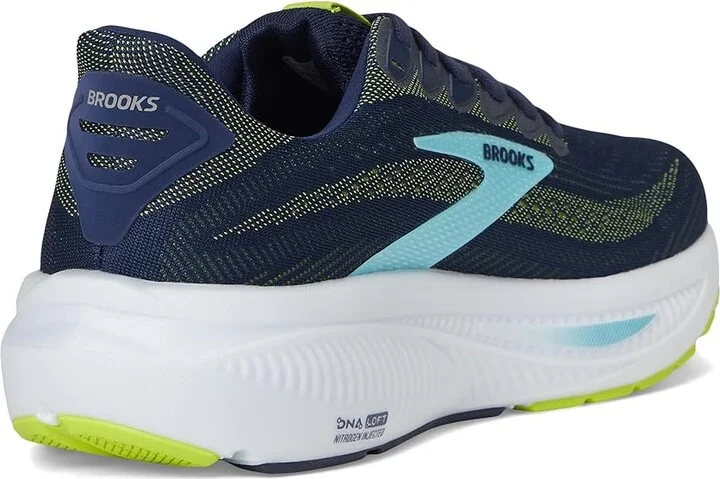 Brooks Ghost 17 Men's Running Shoes Peacoat/Lime/Blue : 9.5 D - Medium, Synthetic - Image 4