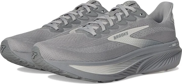 Brooks Ghost 17 Men's Running Shoes Primer Gray/Oyster Mushroom : 12 D - Medium, Synthetic