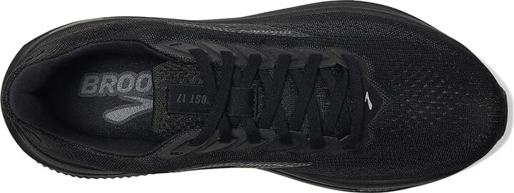 Brooks Ghost 17 Women's Running Shoes Black/Black/Ebony : 7 B - Medium, Textile - Image 2