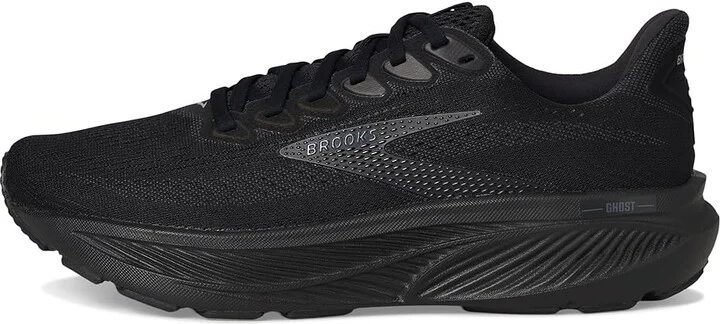 Brooks Ghost 17 Women's Running Shoes Black/Black/Ebony : 7 B - Medium, Textile - Image 6