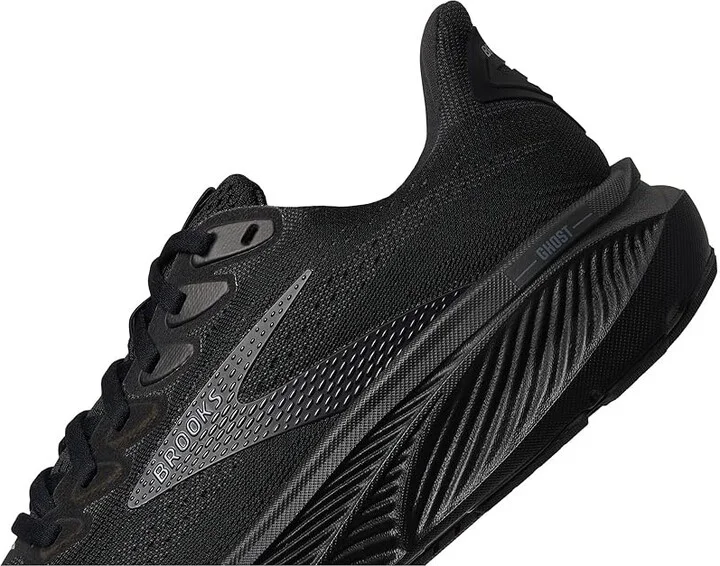 Brooks Ghost 17 Women's Running Shoes Black/Black/Ebony : 7 B - Medium, Textile - Image 7