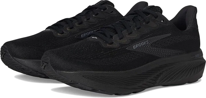 Brooks Ghost 17 Women's Running Shoes Black/Black/Ebony : 7 B - Medium, Textile