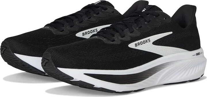 Brooks Ghost 17 Women's Running Shoes Black/Grey/White : 5 B - Medium, Textile