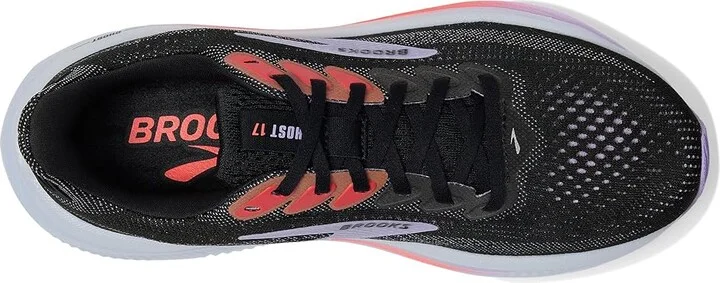 Brooks Ghost 17 Women's Running Shoes Black/Purple/Coral : 10.5 B - Medium, Textile - Image 2