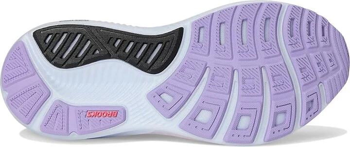Brooks Ghost 17 Women's Running Shoes Black/Purple/Coral : 10.5 B - Medium, Textile - Image 3