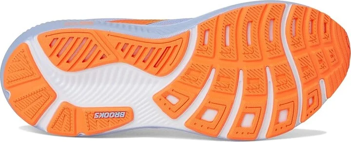 Brooks Ghost 17 Women's Running Shoes Blue Heron/White/Orange : 7.5 B - Medium, Textile - Image 3