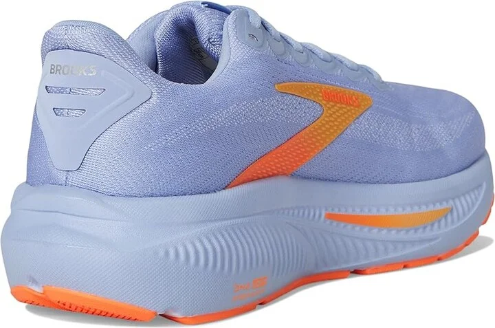 Brooks Ghost 17 Women's Running Shoes Blue Heron/White/Orange : 7.5 B - Medium, Textile - Image 4