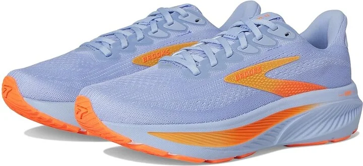 Brooks Ghost 17 Women's Running Shoes Blue Heron/White/Orange : 7.5 B - Medium, Textile
