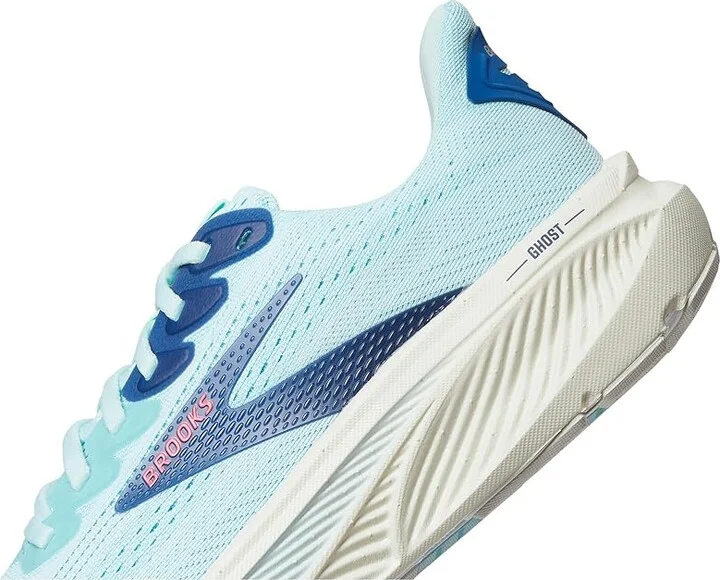 Brooks Ghost 17 Women's Running Shoes Clearwater/Navy Peony : 9.5 B - Medium, Textile - Image 7