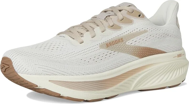 Brooks Ghost 17 Women's Running Shoes Grey/Chateau Grey/Portabella : 10 B - Medium, Textile - Image 5