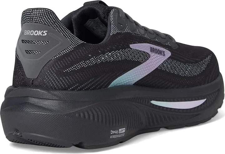 Brooks Ghost 17 Women's Running Shoes Grey/Clearwater/Purple : 5.5 B - Medium, Textile - Image 4