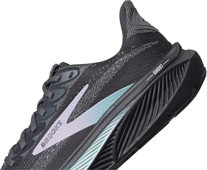 Brooks Ghost 17 Women's Running Shoes Grey/Clearwater/Purple : 5.5 B - Medium, Textile - Image 7