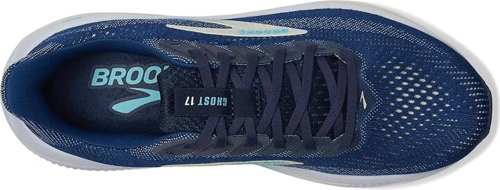 Brooks Ghost 17 Women's Running Shoes Navy/Green/Turquoise : 7 B - Medium, Textile - Image 2