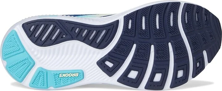 Brooks Ghost 17 Women's Running Shoes Navy/Green/Turquoise : 7 B - Medium, Textile - Image 3
