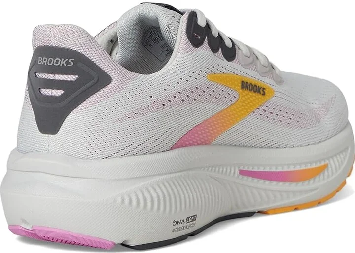 Brooks Ghost 17 Women's Running Shoes Oyster/Apricot/Pink : 8.5 A - Narrow, Textile - Image 4