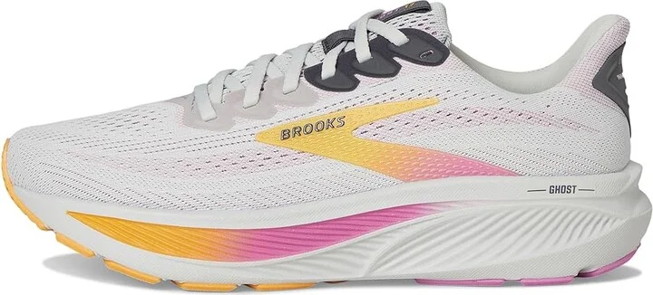 Brooks Ghost 17 Women's Running Shoes Oyster/Apricot/Pink : 8.5 A - Narrow, Textile - Image 6