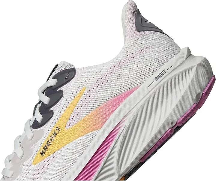 Brooks Ghost 17 Women's Running Shoes Oyster/Apricot/Pink : 8.5 A - Narrow, Textile - Image 7