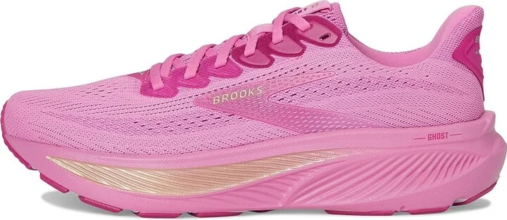 Brooks Ghost 17 Women's Running Shoes Pink/Fuchsia/Gold : 5 B - Medium, Textile - Image 6