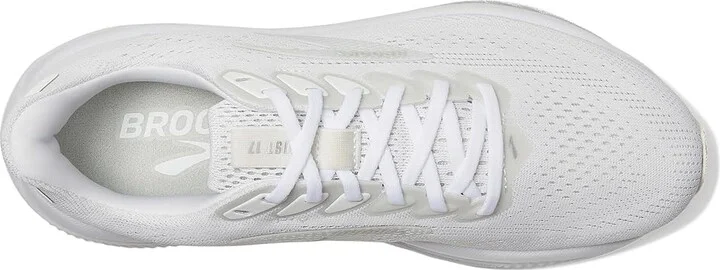 Brooks Ghost 17 Women's Running Shoes White/White/Grey : 9 B - Medium, Textile - Image 2