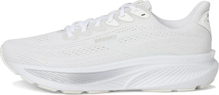 Brooks Ghost 17 Women's Running Shoes White/White/Grey : 9 B - Medium, Textile - Image 6