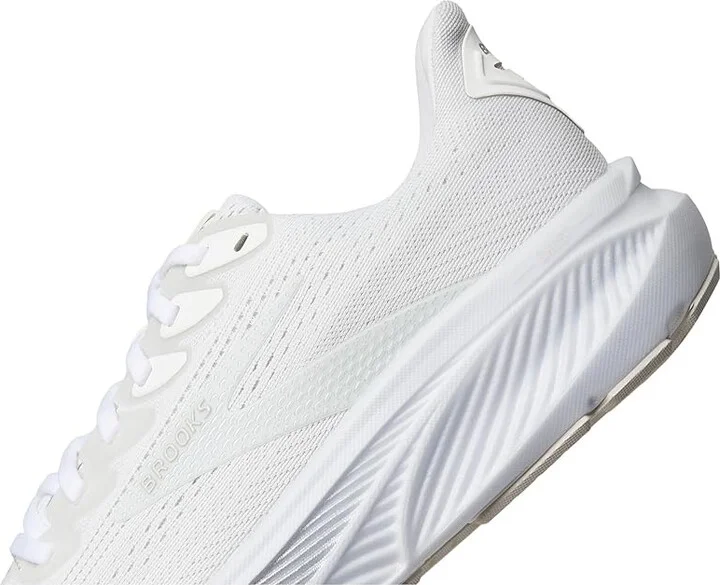 Brooks Ghost 17 Women's Running Shoes White/White/Grey : 9 B - Medium, Textile - Image 7