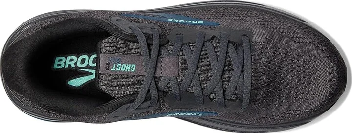 Brooks Ghost Max 2 Men's Running Shoes Ebony/Cockatoo/Blue Sapphire : 10.5 D - Medium, Rubber - Image 2