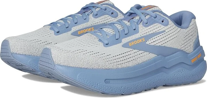 Brooks Ghost Max 2 Men's Running Shoes Oyster Mushroom/Blue/Orange : 11 D - Medium, Rubber