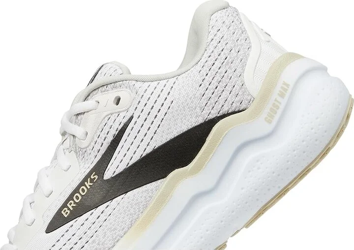 Brooks Ghost Max 2 Men's Running Shoes White/Pelican/Oyster : 10.5 D - Medium, Rubber - Image 4