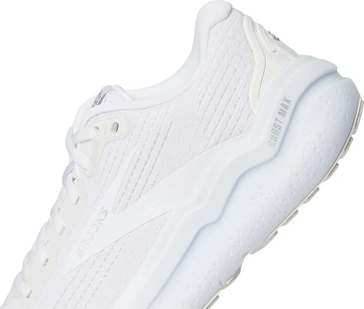 Brooks Ghost Max 2 Women's Running Shoes Bright White/Bright White : 9.5 B - Medium, Rubber - Image 7
