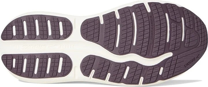 Brooks Ghost Max 2 Women's Running Shoes Orchid Ice/Plum/Coconut : 9.5 B - Medium, Rubber - Image 3