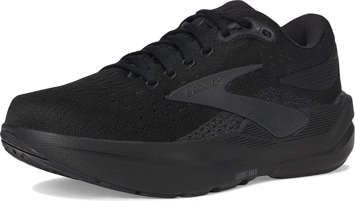 Brooks Ghost Max 3 Men's Running Shoes Black/Navy/Acid Lime : 7.5 EE - Wide, Textile - Image 11