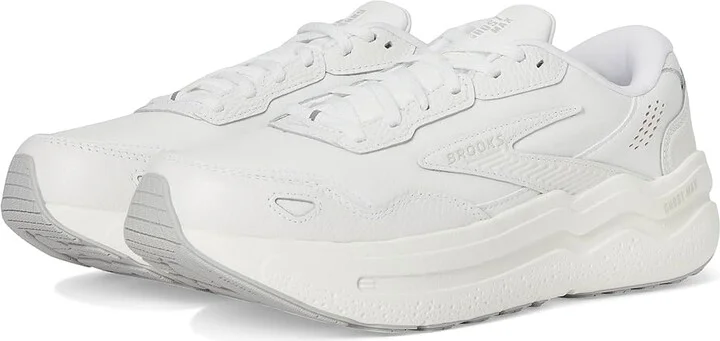 Brooks Ghost Max Leather Men's Walking Shoes White/White : 9 E - Wide