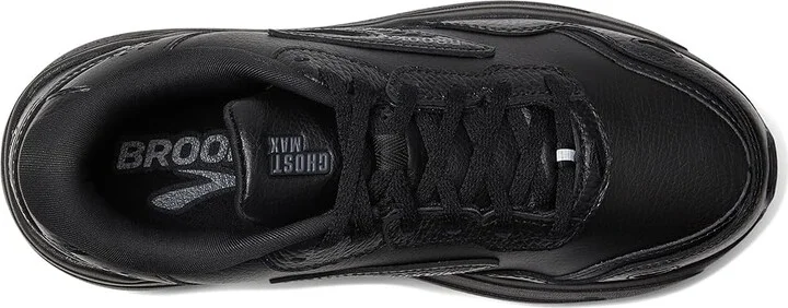 Brooks Ghost Max Leather Women's Walking Shoes Black/Black : 6.5 B - Medium, Leather/Rubber - Image 2