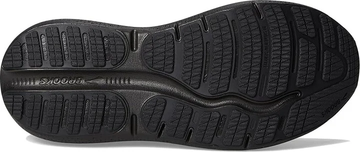 Brooks Ghost Max Leather Women's Walking Shoes Black/Black : 6.5 B - Medium, Leather/Rubber - Image 3