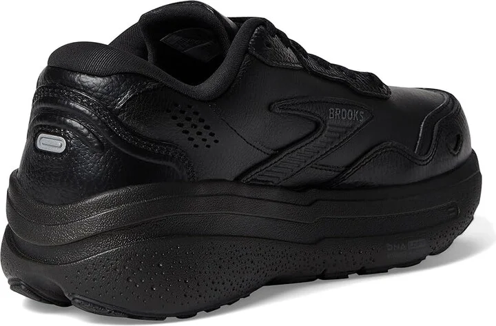Brooks Ghost Max Leather Women's Walking Shoes Black/Black : 6.5 B - Medium, Leather/Rubber - Image 4