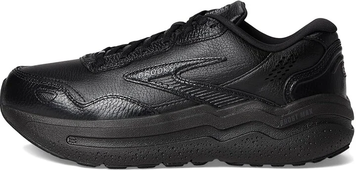 Brooks Ghost Max Leather Women's Walking Shoes Black/Black : 6.5 B - Medium, Leather/Rubber - Image 6