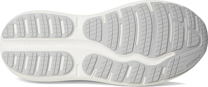 Brooks Ghost Max Leather Women's Walking Shoes White/White : 6 B - Medium, Leather/Rubber - Image 3
