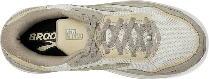 Brooks Ghost Max SE Men's Walking Shoes London Fog/Green Haze/Coconut : 13 D - Medium, Rubber/Suede - Image 2
