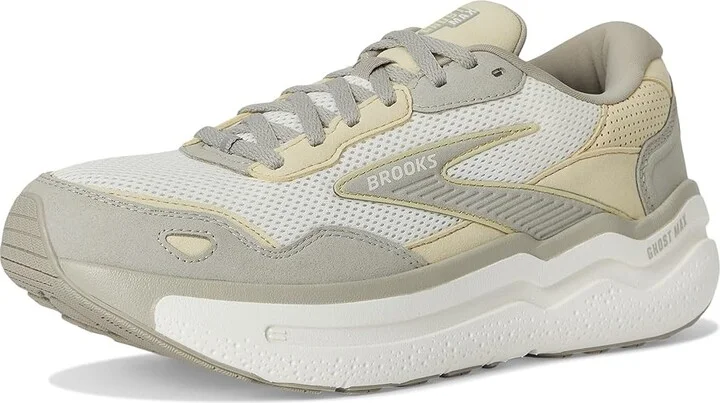 Brooks Ghost Max SE Men's Walking Shoes London Fog/Green Haze/Coconut : 13 D - Medium, Rubber/Suede - Image 5