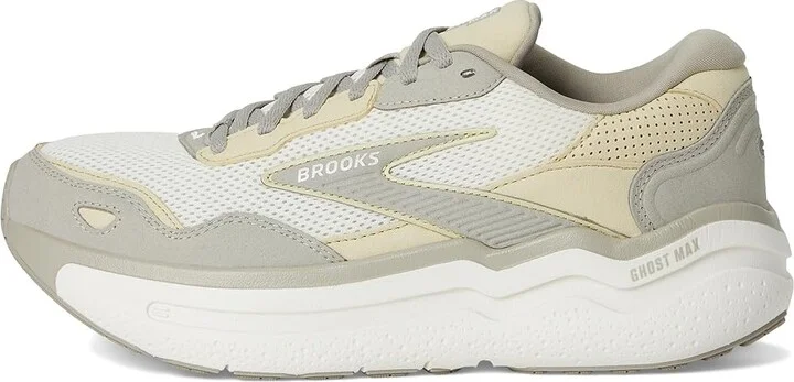 Brooks Ghost Max SE Men's Walking Shoes London Fog/Green Haze/Coconut : 13 D - Medium, Rubber/Suede - Image 6