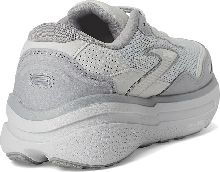 Brooks Ghost Max SE (Suede) Women's Walking Shoes Oyster/Alloy/Antarctica : 7.5 B - Medium - Image 4
