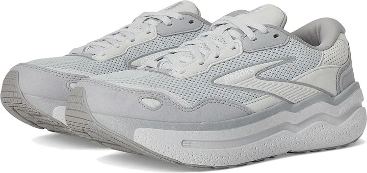 Brooks Ghost Max SE (Suede) Women's Walking Shoes Oyster/Alloy/Antarctica : 7.5 B - Medium