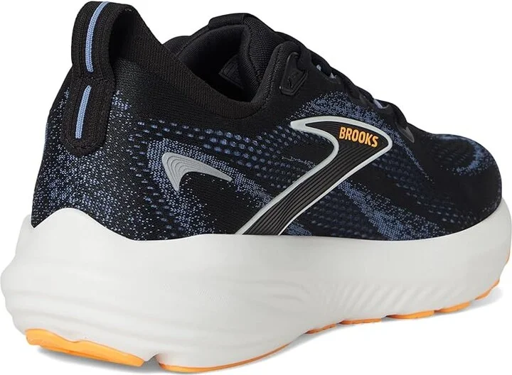 Brooks Glycerin 22 Men's Running Shoes Black/Country Blue/Orange Pop : 15 D - Medium, Rubber - Image 4