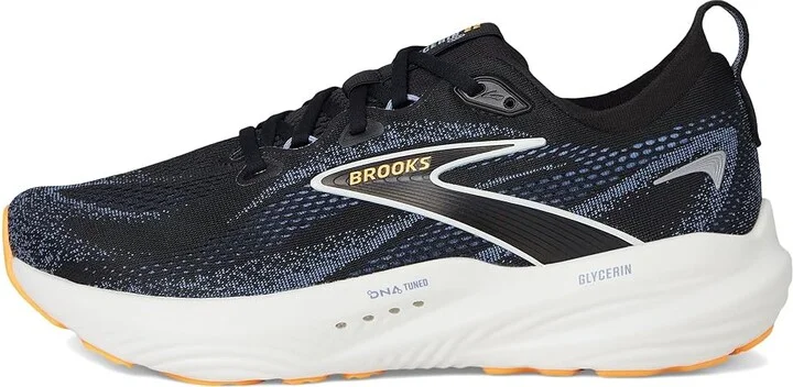 Brooks Glycerin 22 Men's Running Shoes Black/Country Blue/Orange Pop : 15 D - Medium, Rubber - Image 6