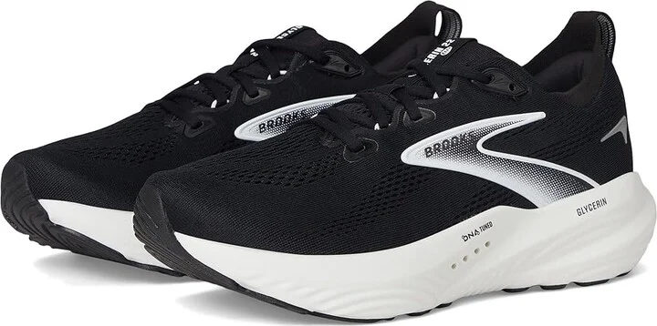 Brooks Glycerin 22 Men's Running Shoes Black/Grey/White : 8 E - Wide, Rubber