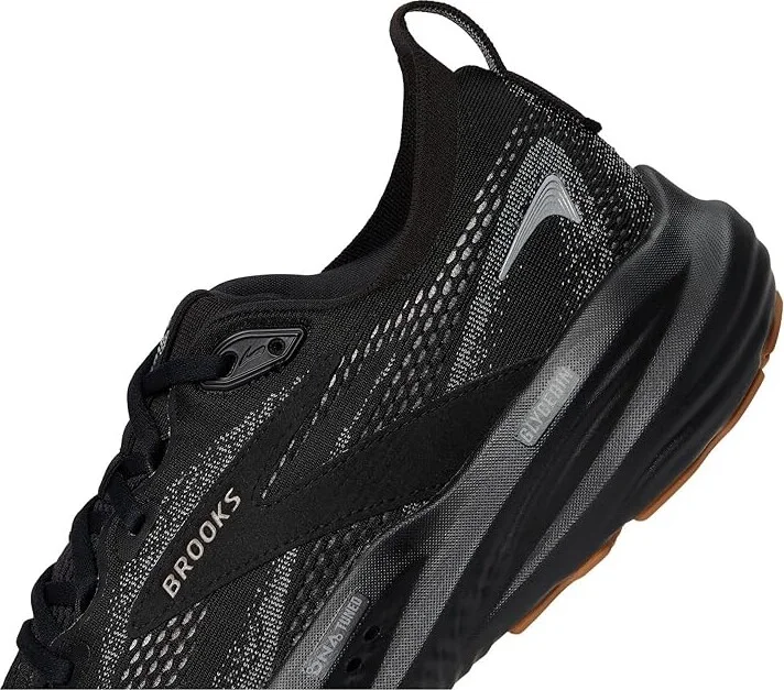 Brooks Glycerin 22 Men's Running Shoes Black/Primer Gray/Biscuit : 14 D - Medium, Rubber - Image 7