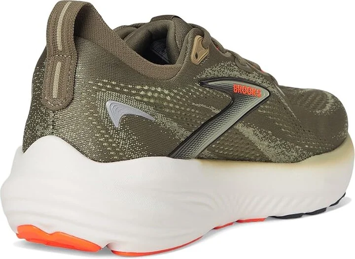 Brooks Glycerin 22 Men's Running Shoes Dusty Olive/Tea/Orange : 10 D - Medium, Rubber - Image 4